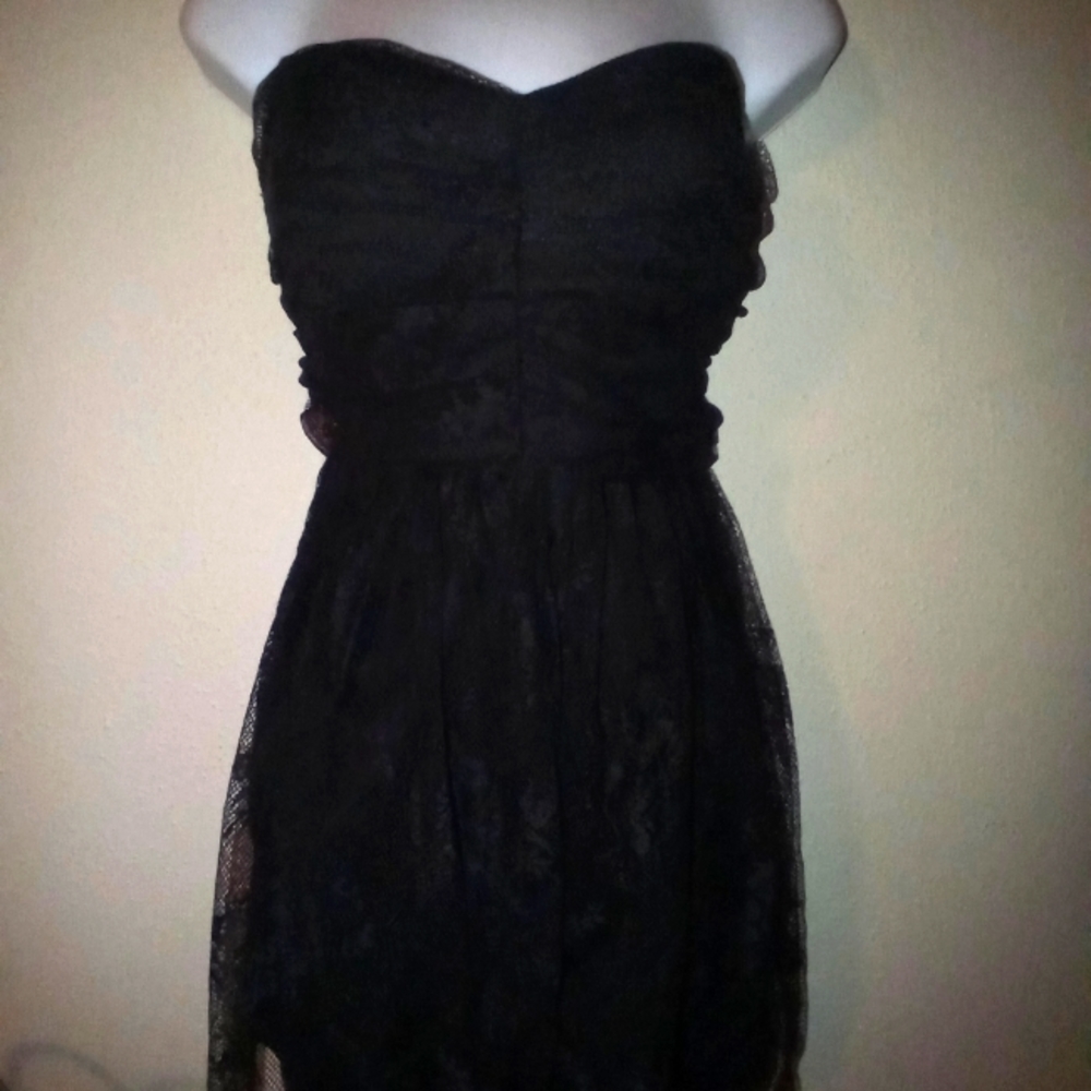 Black lace dress